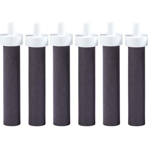 Brita Water Bottle Replacement Filters, BPA-Free, Replaces 1,800 Plastic Water Bottles a Year, Lasts Two Months or 40 Gallons, Includes 6 Filters