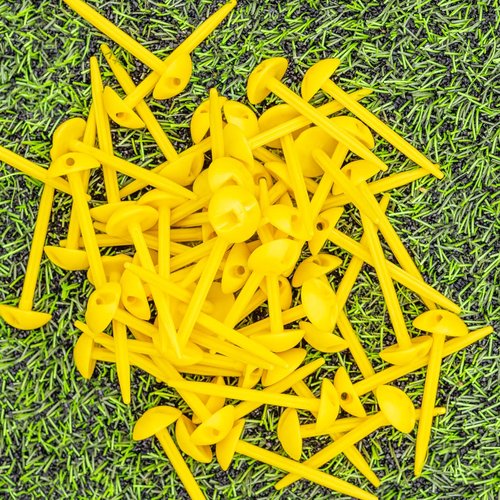 FORZA 100m Pitch Marking Tape - White/Yellow/Blue Tape for Sports Pitches (White)
