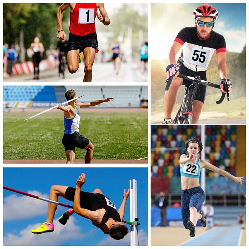 Hanaive 100 Pieces Running Bib Numbers with Safety Pins for Marathon Sports Competition Events Tearproof Waterproof, 6 x 7.5 Inch (1-100 Number)