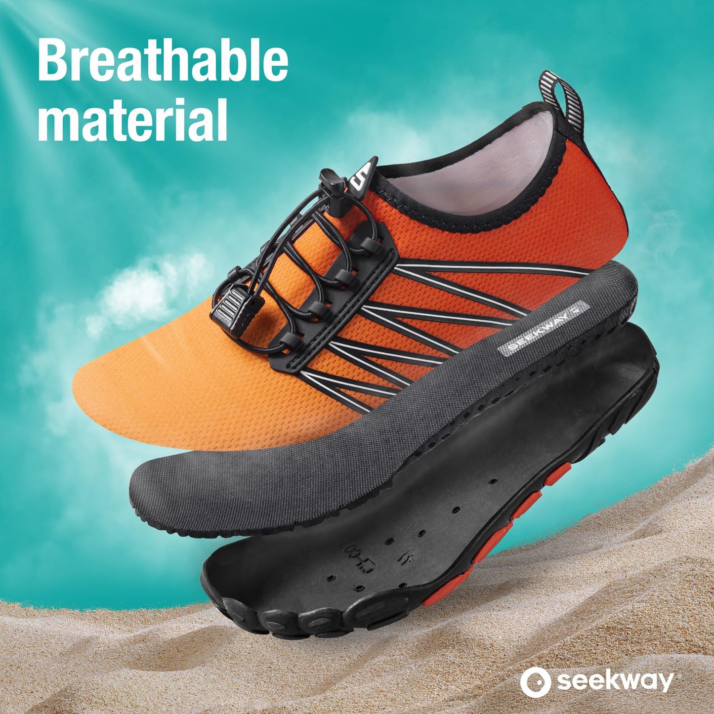 SEEKWAY Water Shoes for Women Adult Quick-Dry Aqua Sock Barefoot Men for Beach Swim River Pool Lake Hiking Kayaking Surfing