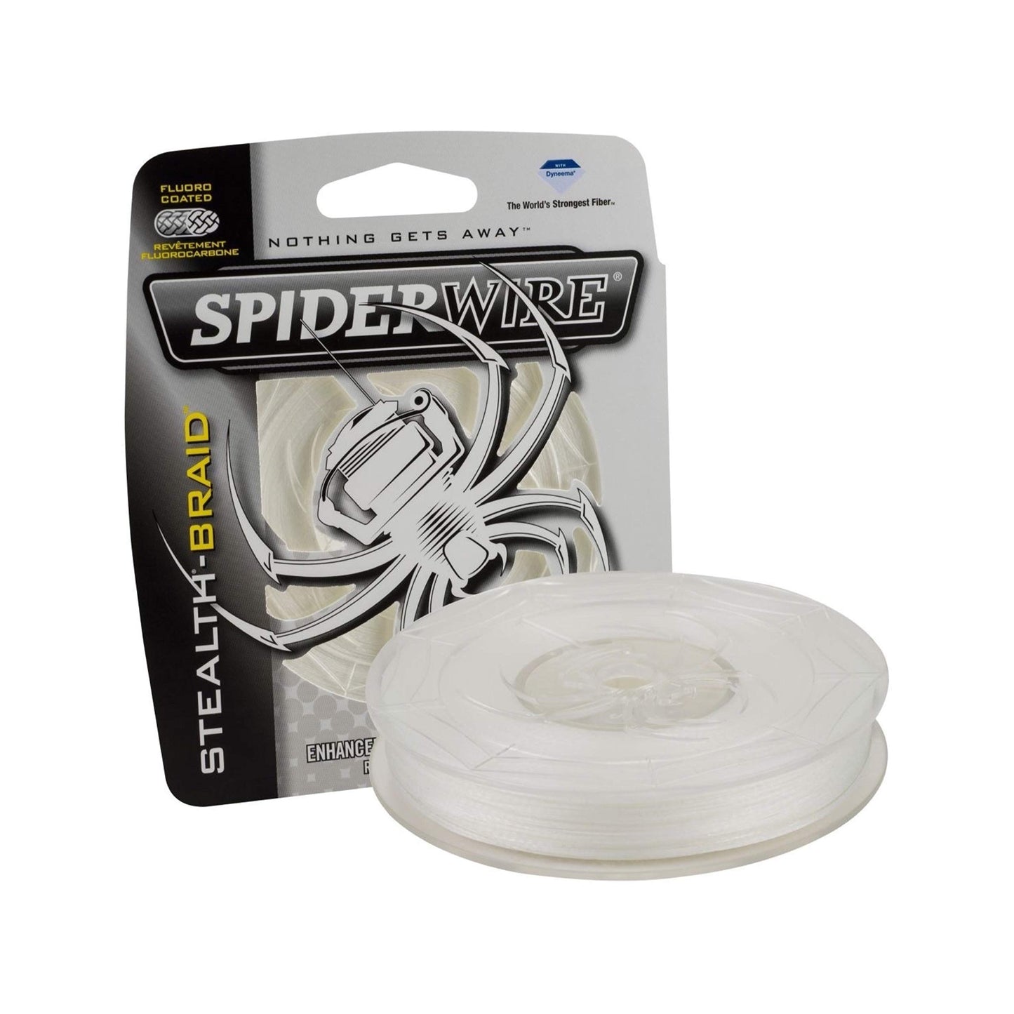 SpiderWire Stealth® Translucent Braided Fishing Line, 40lb | 18.1kg, 125yd | 114m Fishing Line, Suitable for Saltwater and Freshwater Environments