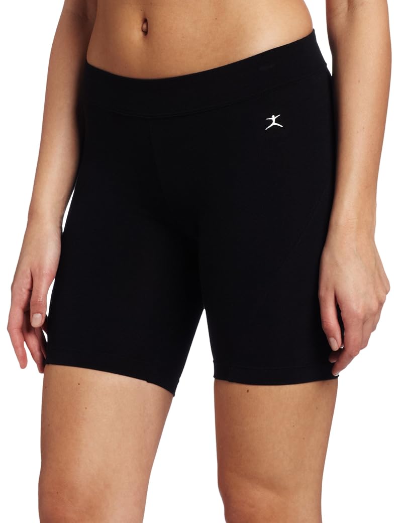 Danskin Women's Essential 7'' Bike Short - Black, 1X