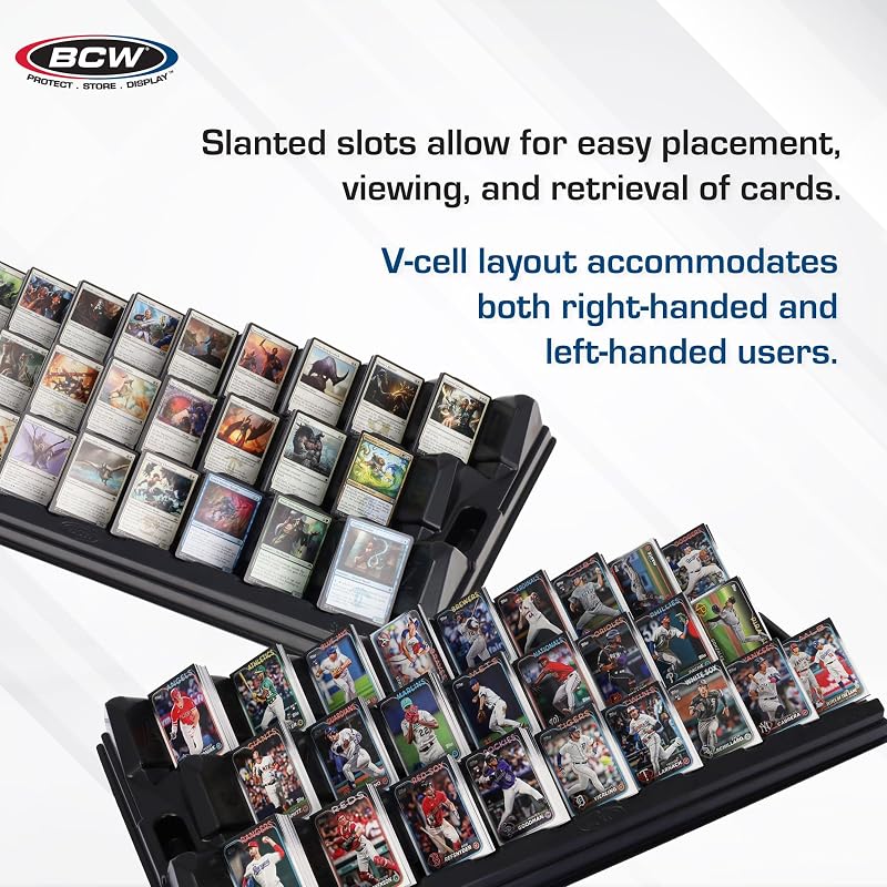 BCW 26-Cell Alphabetized Card Sorting Tray – Acid-Free Plastic