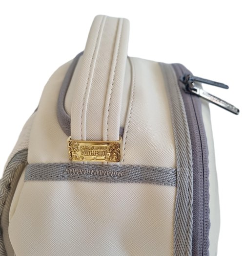 SPRAYGROUND Limited Edition 910B7420NSZ Cream Check Shark Central Savage Backpack, cream, M