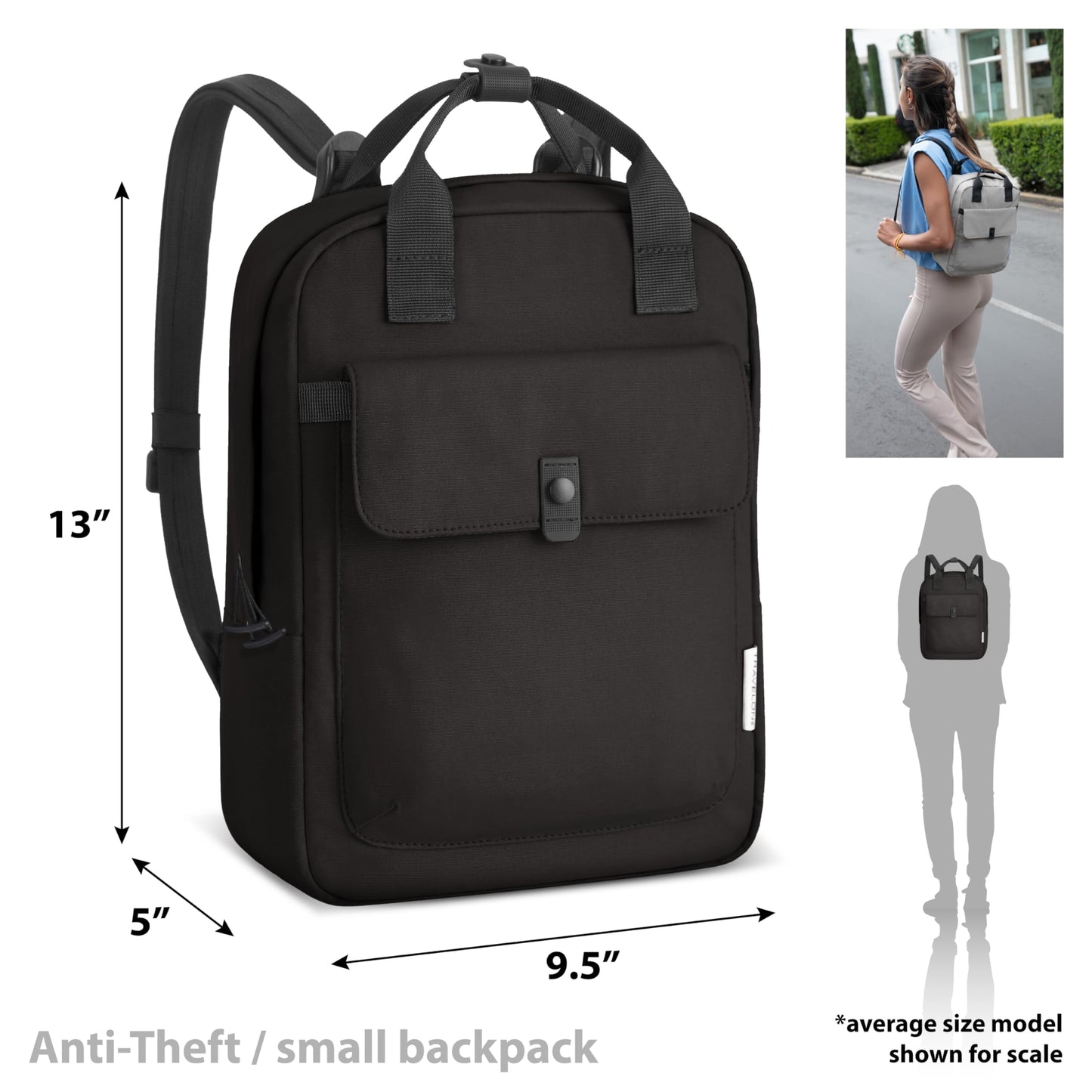 Travelon Anti-Theft Origin Small Backpack
