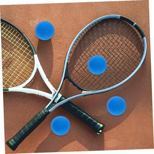 WHAMVOX 4 Pack High Elastic Squash Training Balls Rubber Squash Racket Balls for Kids Adults Bouncy