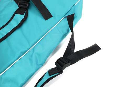 LEONARK Fencing Storage Bag for Epee Saber and Foil Equipment - Portable Backpack for Fencing Sword Suit and Mask (Lake Blue)