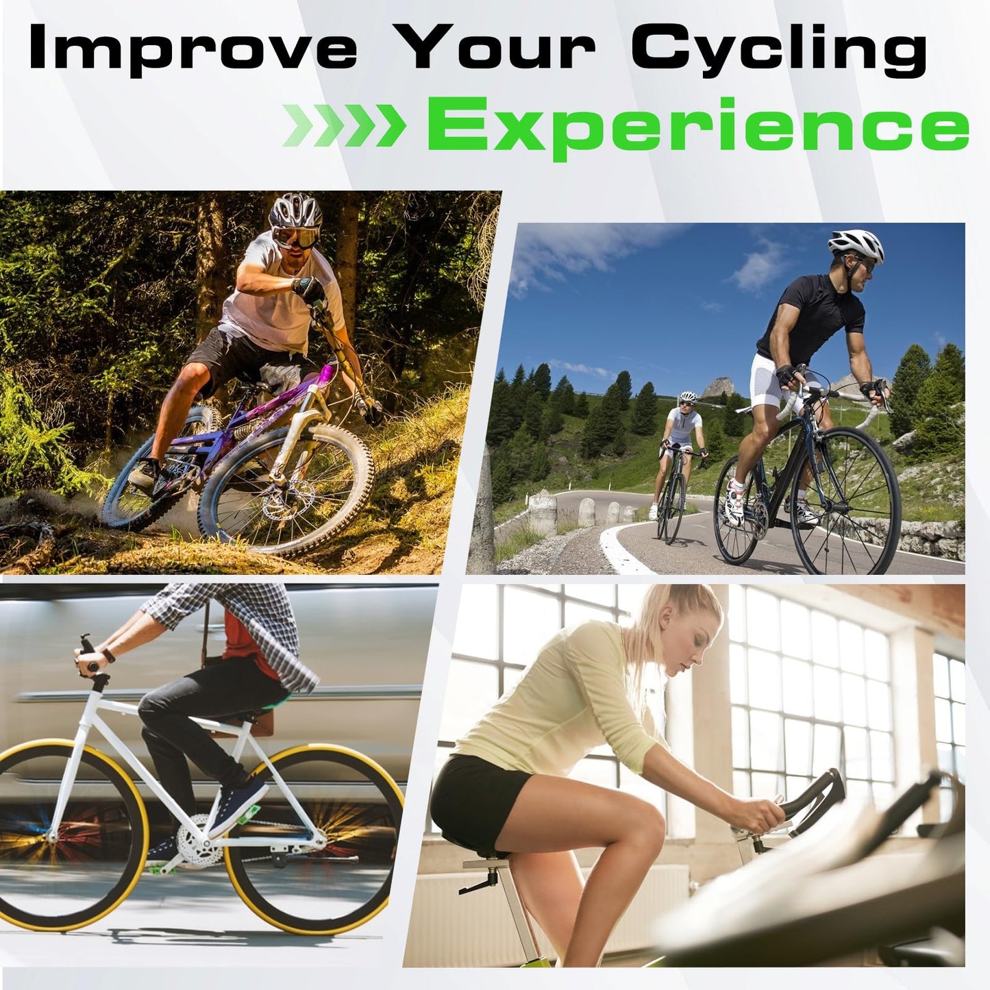 Zacro Gel Bike Seat - Extra Soft Bicycle Saddle Cushion with Water&Dust Resistant Cover