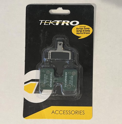 TEKTRO E10.11 Resin Disc Brake Pads | Organic Resin | Smooth & Powerful Braking | Easy Replacement