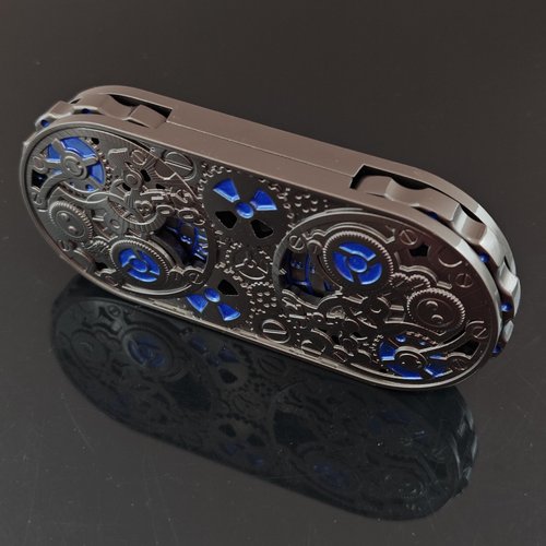 Lkjsjjns D20 Metallic D&D Dice, Dice for D&D,Tabletop RPG Games,D20 Roulette Desk Gadget, DND Accessories, Unique Gift for Dungeon Master and Gamer (Blue)