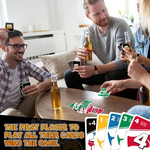 Broytain WHODRINK-Drinking Card Games for Adults,Bachelorette Party Games, Drunk Couple Games for Date Night, Family Girls Night 136 Flashcards, Age 21+