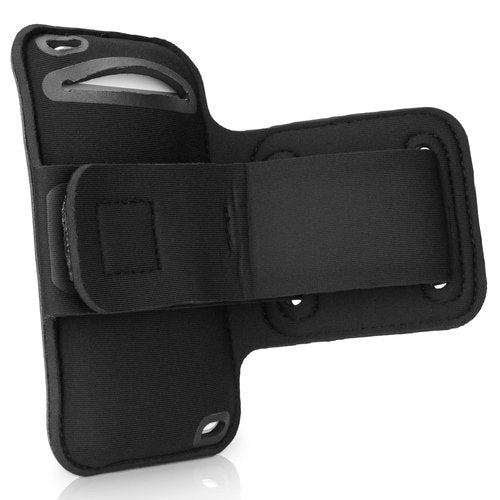 BoxWave Case Compatible with iPod Mini (6GB) - Sports Armband, Adjustable Armband for Workout and Running - Jet Black
