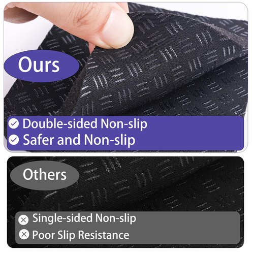 6pcs Treadmill Mat Pads, 4x4 Inch High Density Silicone Treadmill Mat for Carpet Floors Double-Sided Anti-Slip Exercise Equipment Mat Treadmill Vibration Pads for Most Fitness Equipment