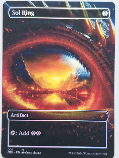 Dragon Style Sol Ring 04 Foil by CB- Alternative Custom Art Artifact MTG