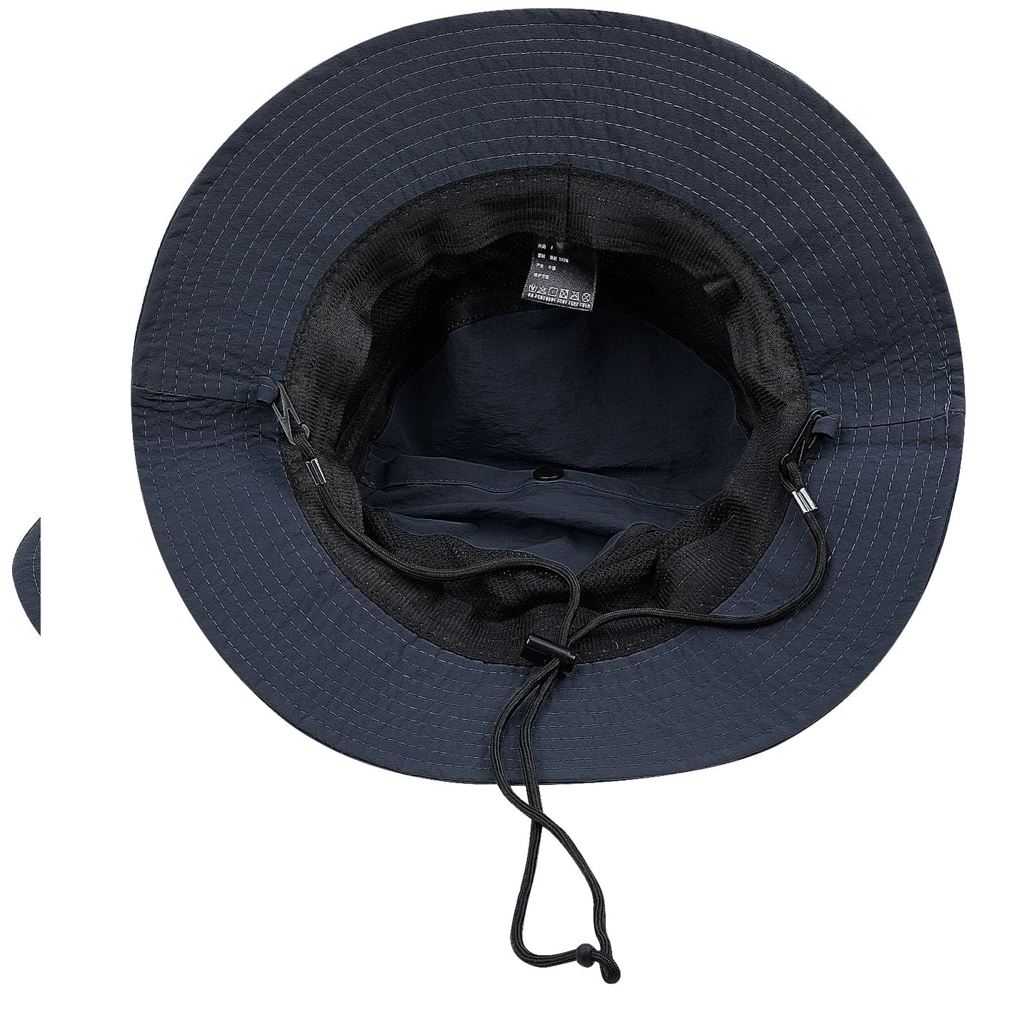 Croogo Waterproof Sun Hat Mesh Bucket Hat Packable Fishing Lightweight Hiking Outdoor Cap Summer Safari Boonie Hat,Blue-AFH02