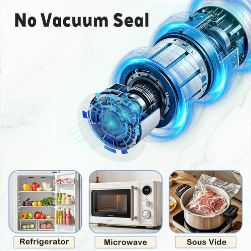 Vacuum Sealer Set Handheld Vacuum Sealer for Food Rechargeable Portable Cordless Vacuum Sealer Machine for Food Preservation Storage With 30 Reusable Vacuum Seal Bags