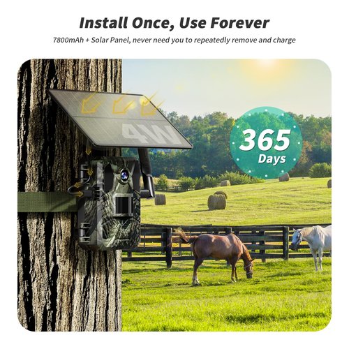 SEHMUA Cellular Trail Camera 2 Pack, Trail Camera 4G LTE Live Streaming with Built-in SIM Card 0.2s Trigger Speed Game Cameras with Night Vision Motion Activated Waterproof Trail Cam