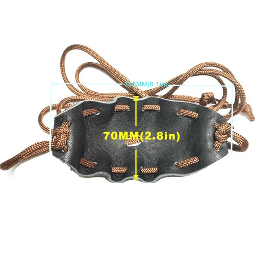 Shepherd Sling Handmade Leather Throwing Sling Old-Fashioned Slingshot Rock Sling Dog Ball Launcher Dog Toy Ball Launcher (One Outfit)