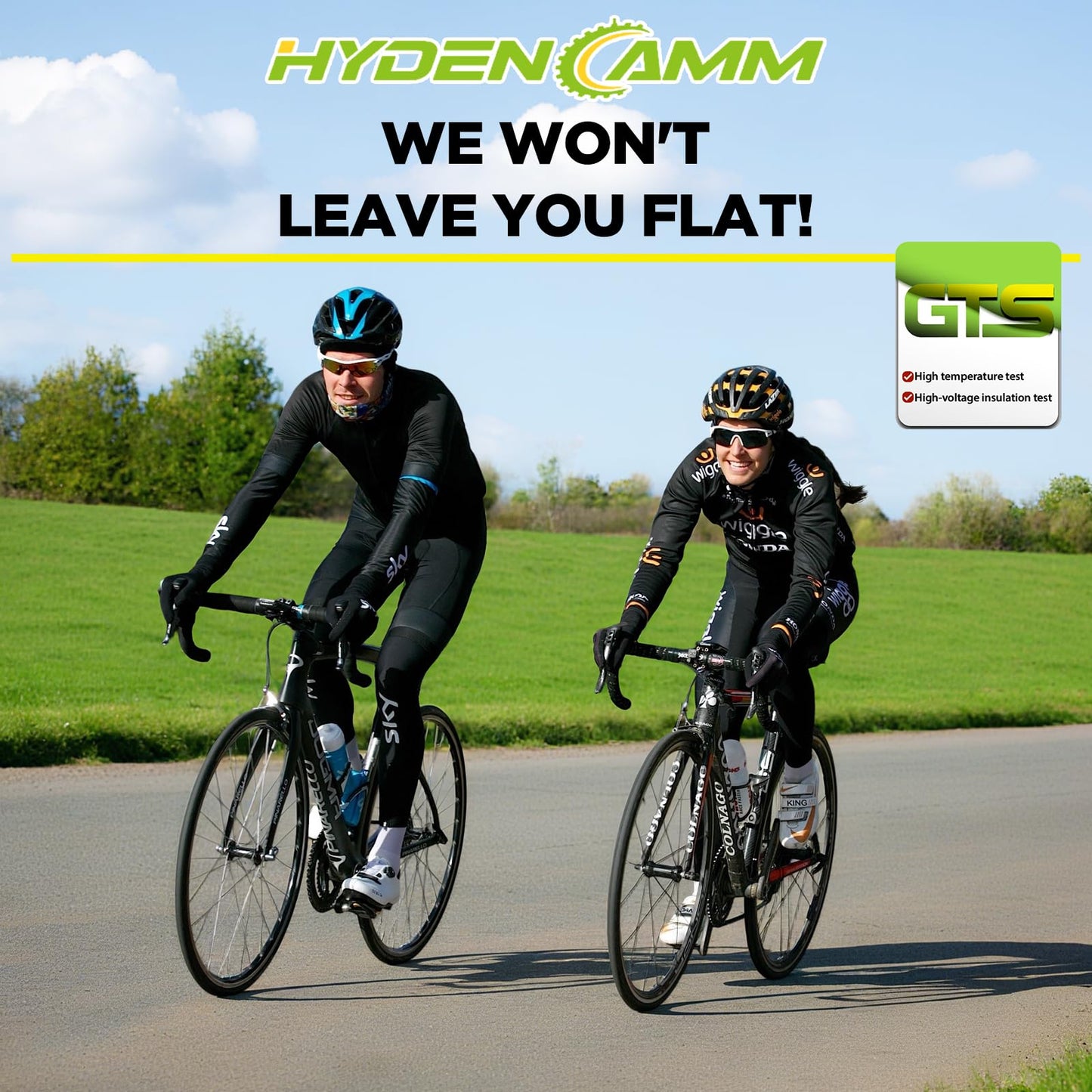 Hydencamm 2 Pack 700x20-25c FV48mm Presta Valve Bike Inner Tube 700c, Butyl 700x20C/23C/24C/25C with 2 Tire Levers, 700 cc Bike Tube Compatible with 700x20C 700x23C 700x24C 700x25C Road Bike Tubes