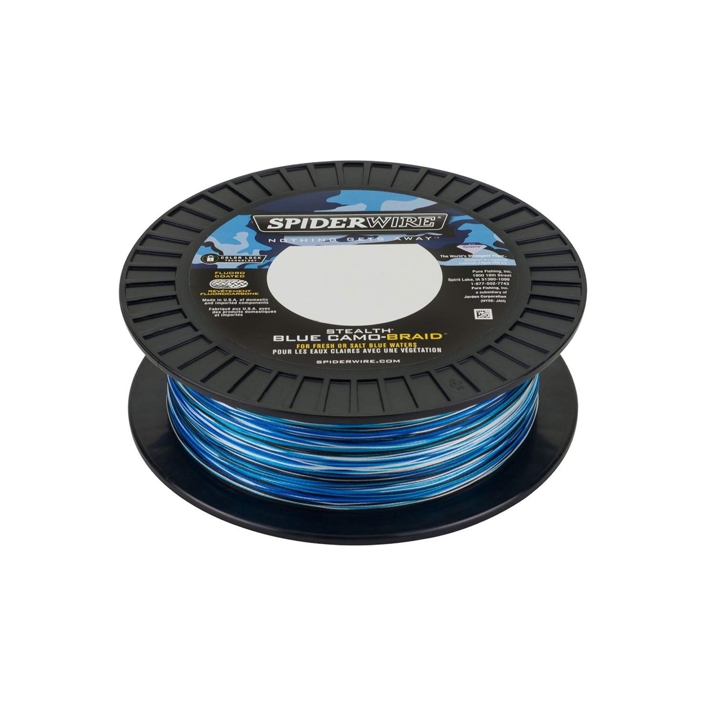 SpiderWire Stealth® Translucent Superline, Translucent, 100-Pound Break Strength, 500yd Braided Fishing Line, Suitable for Saltwater Environments