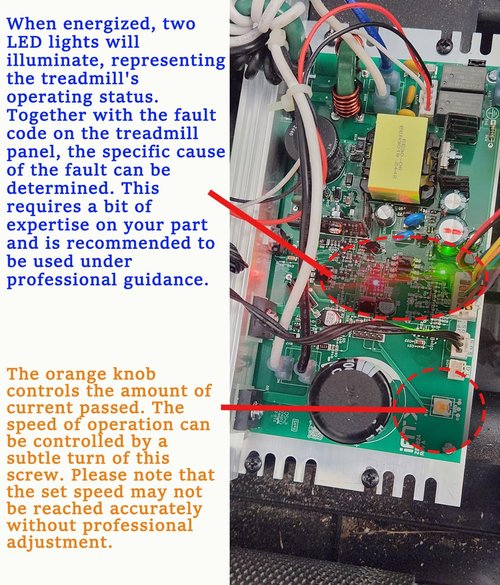 MC1618DLS 406075 Treadmill Control Board Motherboard, Compatible with Icon|GldsGym|Proform|Nordic-Track Treadmill 10 pins ZE0822 Treadmill Motor Controller Circuit Board