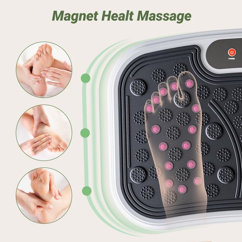 UTRYCO Whole Body Vibration Plate Exercise Machine Vibrating Plate Shaking with Weight 330lbs, Shake Plate Exercise Machine Power Plate Vibration Platform for Fitness Equipment Workout