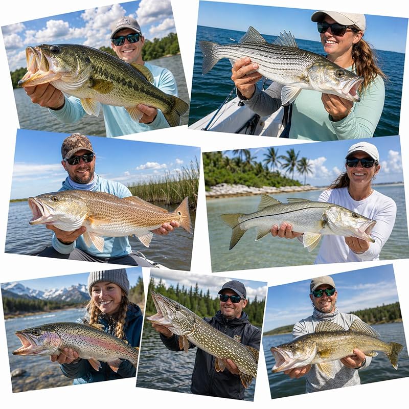 Vipfish Blood+3/8oz Texas Rig 10 Pack – Pre-Rigged Bass Rig with Bullet Weight, Swivel & Snap