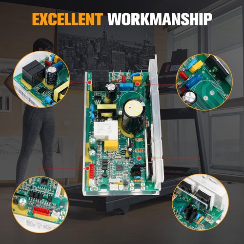 Kozlira AE0016C Treadmill Motor Control Board Compatible with Sole F63 Treadmill Motor Controller 110V Circuit Motherboard #Replace CRD020109, D020109, CRD020118 with One Year Quality Assurance
