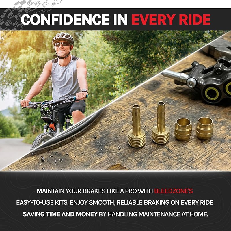Magura Olive & Barb Kit for MT Magura Hydraulic Brakes - Bleed Zone Variation Olive Insert Set