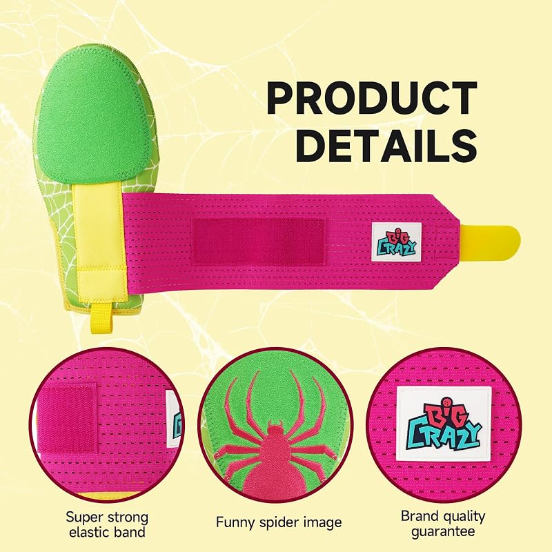 Big Crazy Sliding Mitt for Youth & Adults - Spider Embroidered Sliding Mitt (Ages 12+)