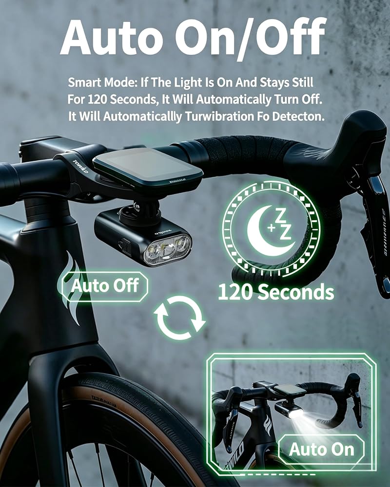 BL900 Bike Light with Garmin Mount, 900 Lumens, USB-C Rechargeable, 6 Modes, IPX6 Waterproof - Black