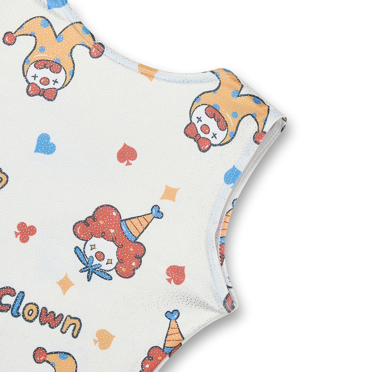 YDMZX Leotards for Girls Size 5-6 5T 6T Toddler Kids Gymnastics Tumbling Outfit Clothes Unitards Biketards Heart Clown