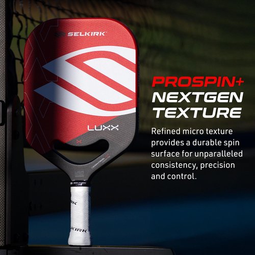 Selkirk LUXX Control Pickleball Paddle | Florek Carbon Fiber Pickleball Paddles with a Polypropylene X7 Core | The Pickle Ball Paddle Designed for Ultimate Power & Control | Epic Red