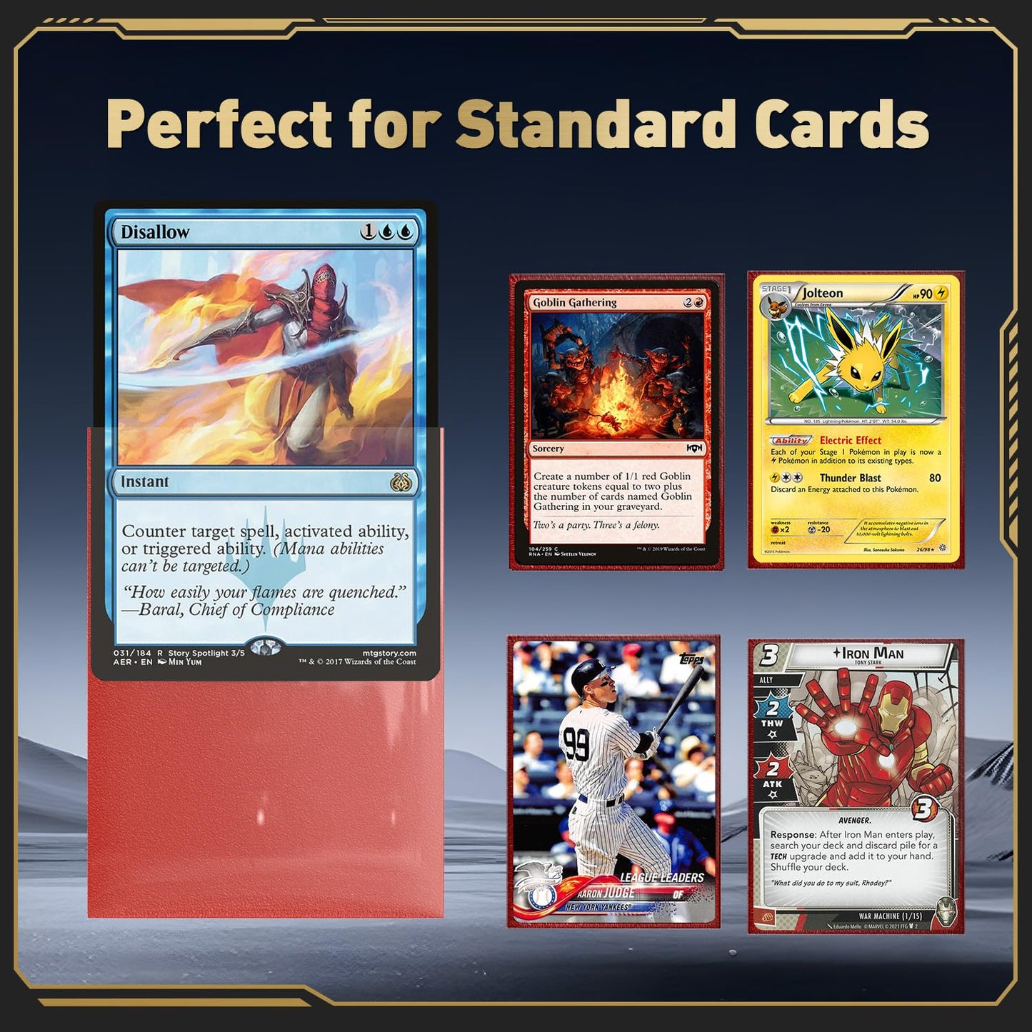 1200CT Matte Card Sleeves, 12 Colors MTG Card Sleeves, Magic PKM Deck Sleeve for TCG, Game Cards