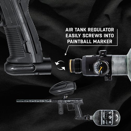 HK Army 68/4500 Aerolite HPA Compressed Air Tank System - Clear