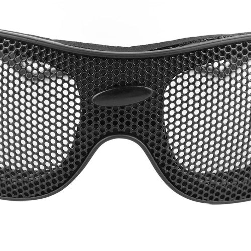 GYZOUKA Windproof Goggles,Wire Mesh Safety Goggles,Breathable Impact Iron Mesh Pattern Protective Glasses Pinhole Glasses,for Outdoor Activities