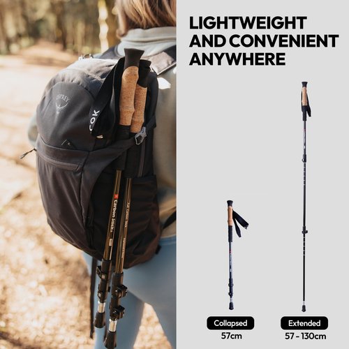 X Carbon Stick MX-4 | X Carbon Tech Carbon Fiber Trekking Poles