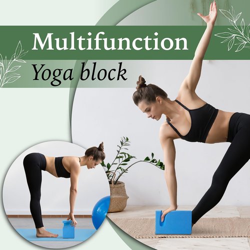 Yes4All Yoga Blocks 2 Pack Push Up Blocks Accessories, Comfort Wrist Support Equipment for Women Men Beginners, EVA Foam Brick for Grip Strength Balance Fitness and Exercise