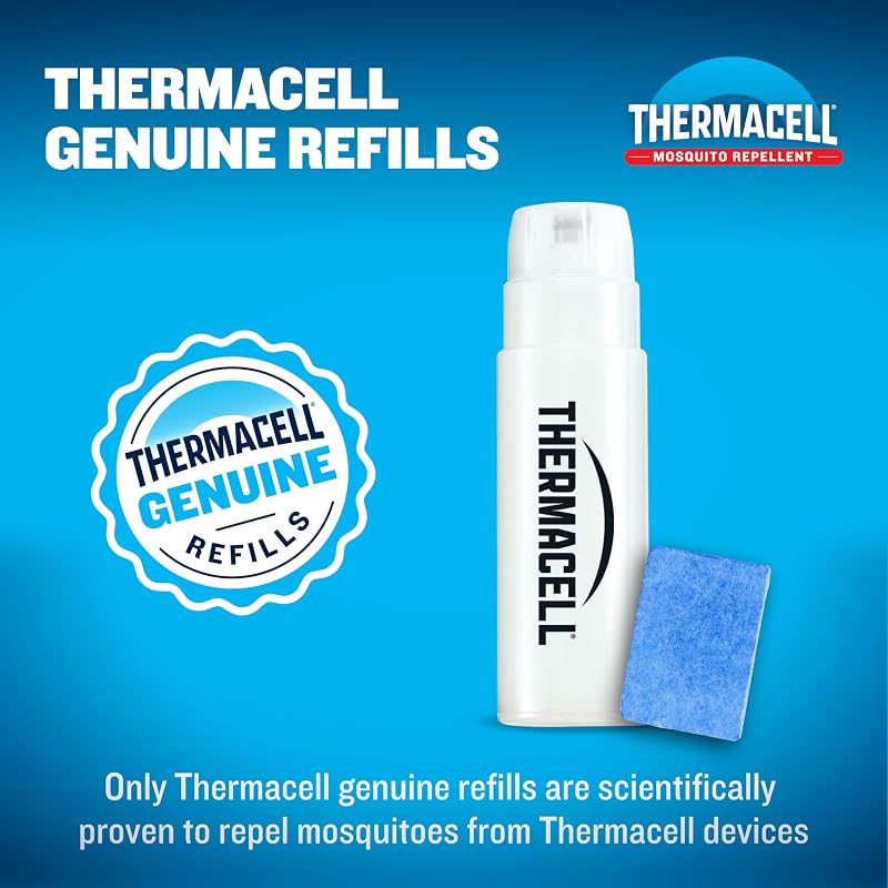 Thermacell 72-Hour Fuel-ZoneGuard Mosquito Refills—Includes 18 Mats + 6 Fuel Cartridges (Variation: 72 Hour)
