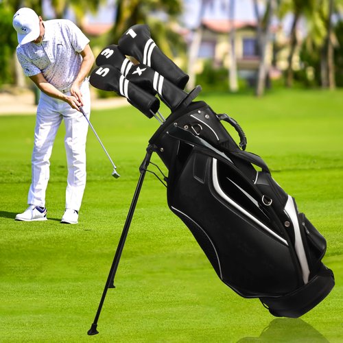 Golf Club Covers,4pcs Golf Head Covers for Woods and Driver Fairway Hybrids for Golf Clubs Women Men