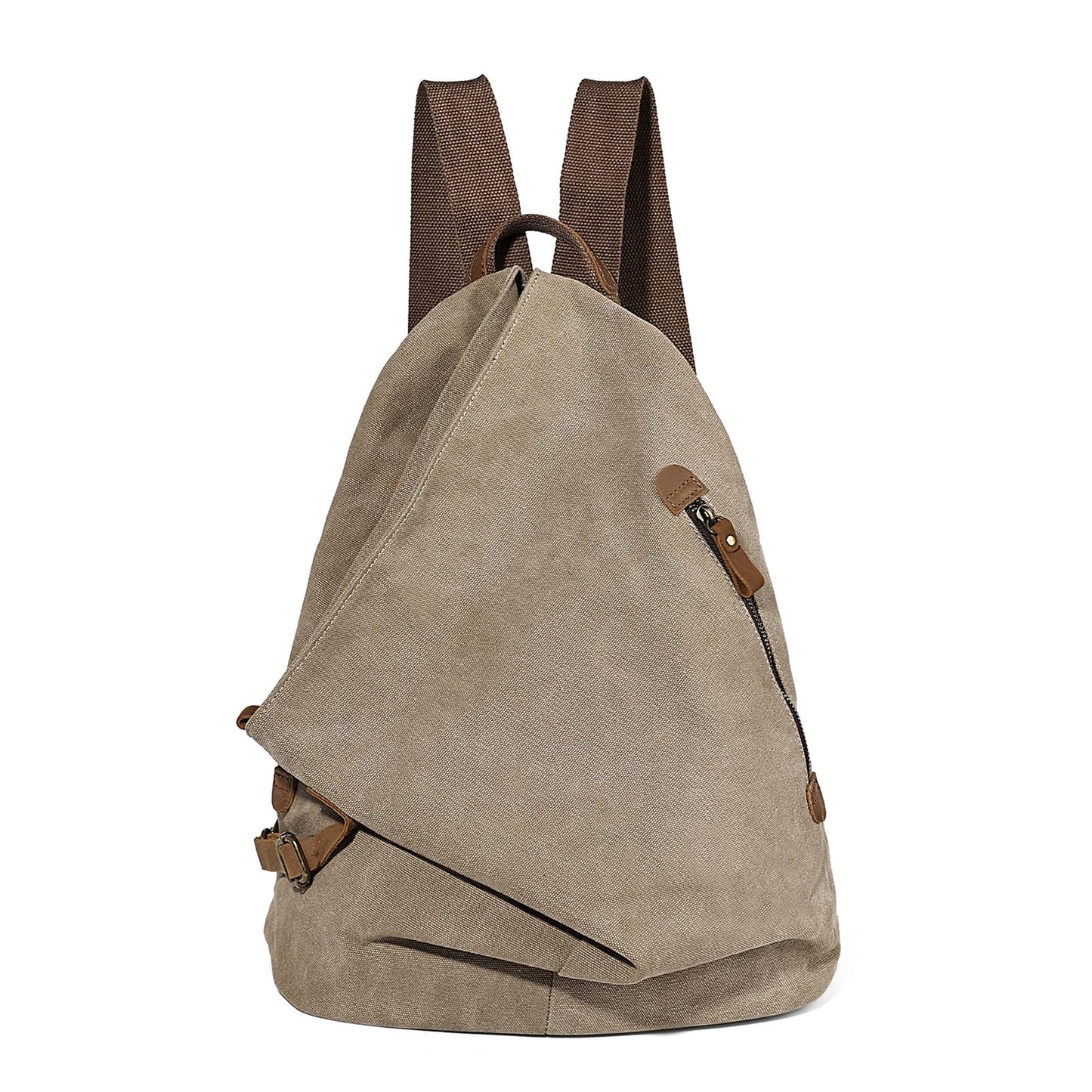 KL928 Canvas Vintage Backpack – Large Casual Daypack Outdoor Travel Rucksack Hiking Backpacks for Men Women