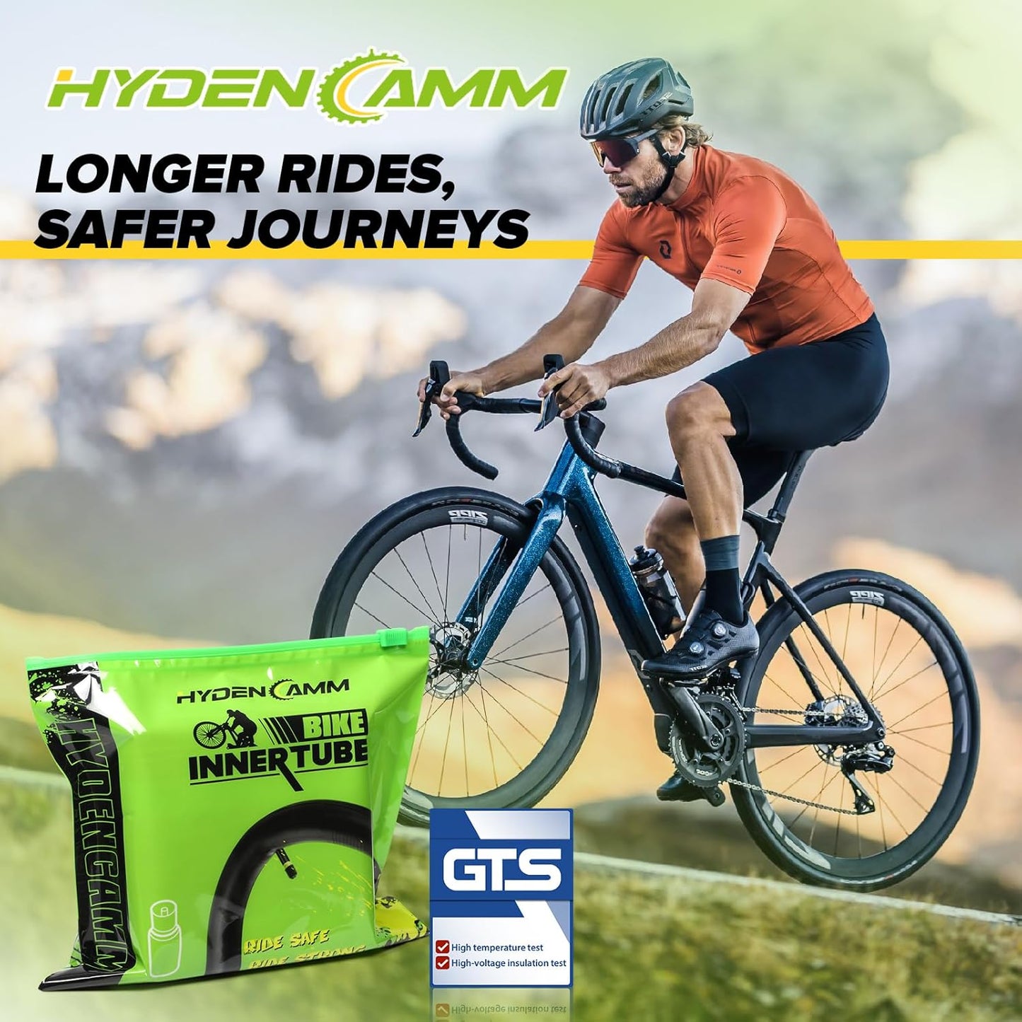 2/4 Pack 20/26x2.125/2.40 Bike Tube, 20/26x2.125 Bike Inner Tube with 35mm AV Schrader Valve, Butyl 20/26x2.40 Tube with 2 Tire Levers, 20/26x2.125/2.20/2.25/2.30/2.35/2.40 for MTB/City Bike