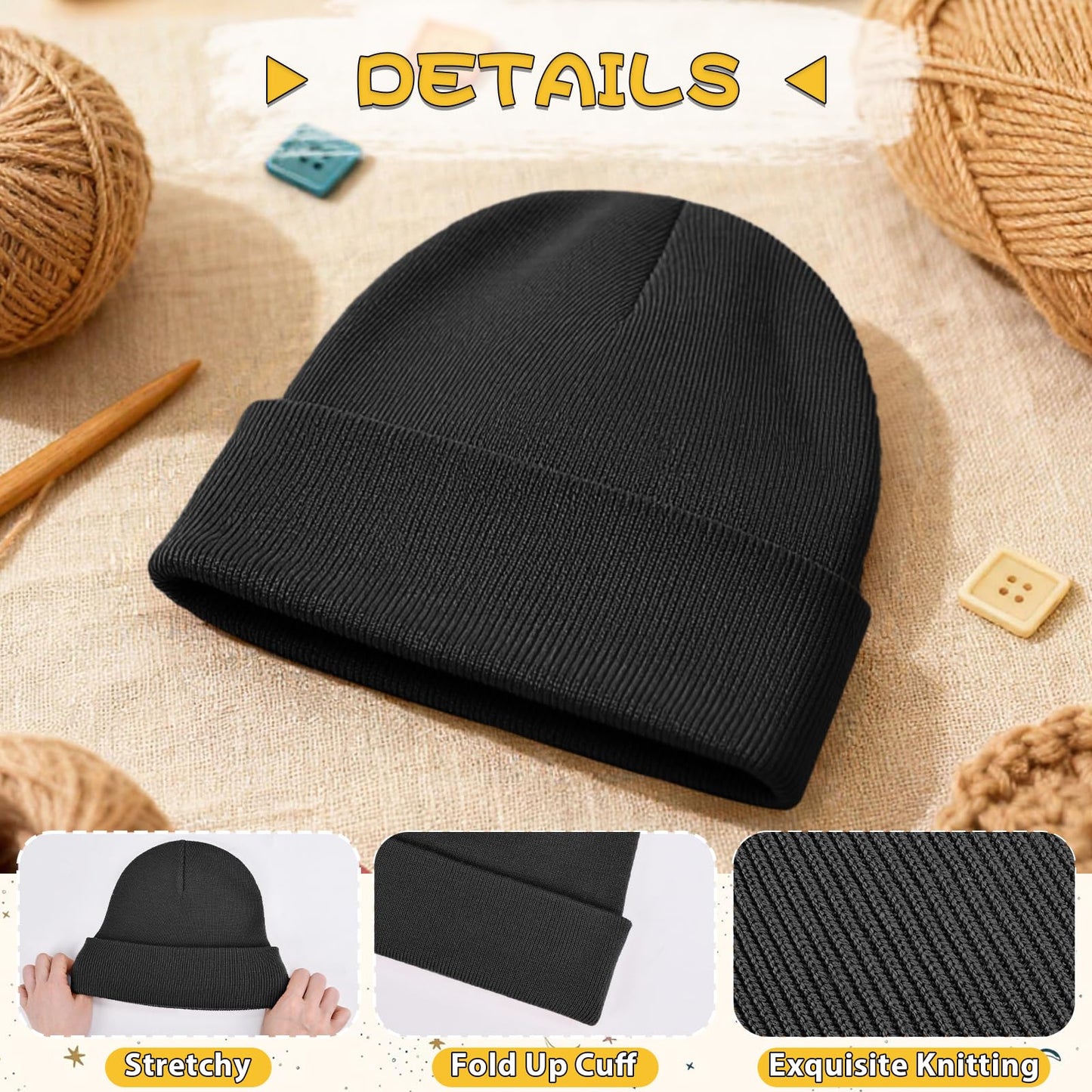 ZOORON Toddler Beanie Baby Kids Beanies Warm Winter Hat Knit Skull Cap for Boys & Girls Soft Children Infant Hat