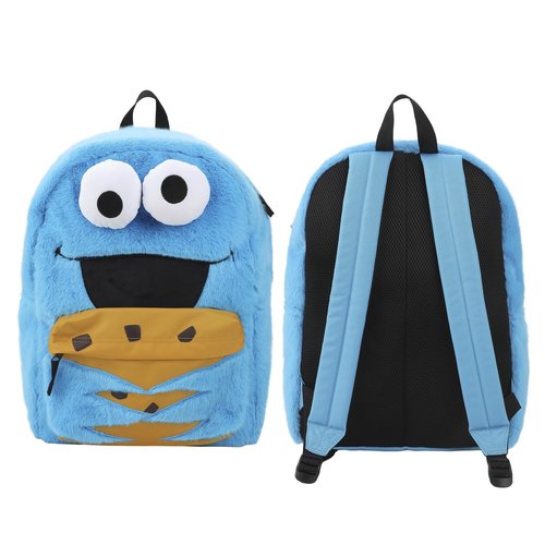 Sesame Street Cookie Monster 17" Blue Backpack