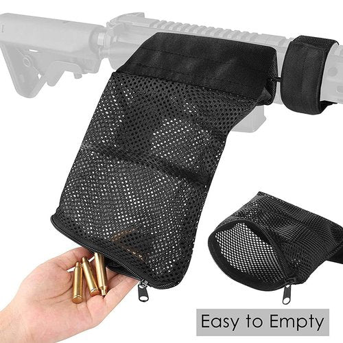Nylon Meshes Collector Meshes Bag Shell Catcher Black Collection Bag Quickly Release Brass Catcher Easy to Use