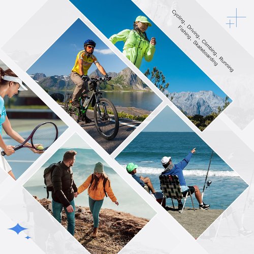 FMY TR90 Unisex Bike & Softball Sunglasses, Polarized UV400 Sports Glasses for Running/Cycling/Baseball