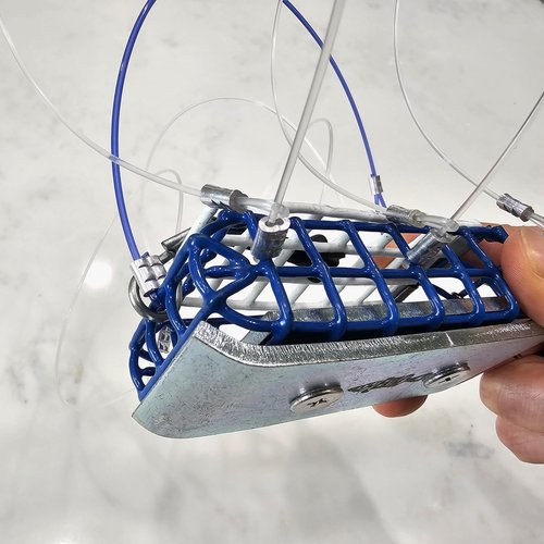 Fishernomics Heavy Surf Handcrafted Lead-Free Crab Trap for Fishing Pole (Bloom Tank Series 9.4oz & 6.6oz), US Manufactured Premium Loops, Highly Durable Crab Trap for Crabbing (Bloom Tank Classic)