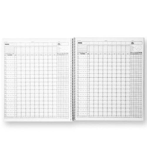 Murray Sporting Goods Baseball/Softball Scorebook - Side-by-Side Spiral Bound - 35 Games