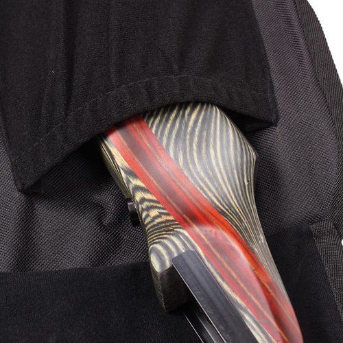 FENJANER Archery Recurve Bow Accessories Bag Takedown Bow Case with Adjustable Shoulder Strap for Hunting Shooting (Black)