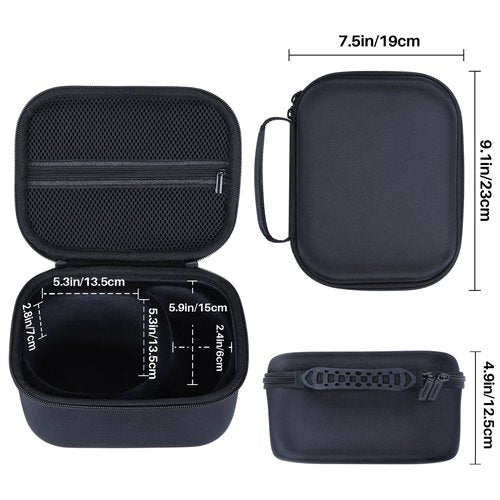 Peyyargo Storage Case Compatible with Walker's Razor Slim Shooting Hearing Protection Electronic Earmuffs(Black)